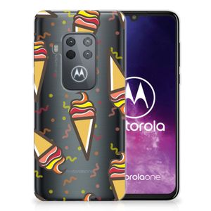 Motorola One Zoom Siliconen Case Icecream