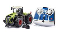 siku 6794, Claas Xerion 5000 TRAC VC tractor, Green, Metal/Plastic, 1:32, Remote controlled, Includes Bluetooth remote control, Can also be controlled with app