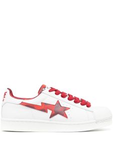 A BATHING APE® baskets Skull STA à logo imprimé - Rouge