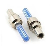 Fietswielverlichting firefly ventiel  LED lampjes blauw 2 stuks   -