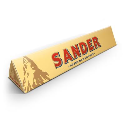 Gepersonaliseerde Toblerone reep - Vaderdag