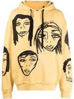 Haculla hoodie imprimé They're Watching - Jaune - thumbnail