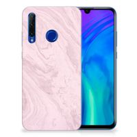 Honor 20 Lite TPU Siliconen Hoesje Marble Pink - Origineel Cadeau Vriendin - thumbnail