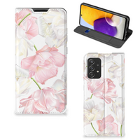 Samsung Galaxy A72 (5G/4G) Smart Cover Lovely Flowers - thumbnail