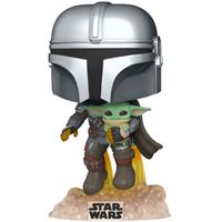 Funko Pop! Star Wars: The Mandalorian - The Mandalorian with the child speelfiguur - thumbnail