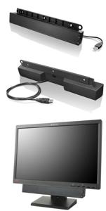 Lenovo USB Soundbar 2.0 PC-luidsprekers Zwart