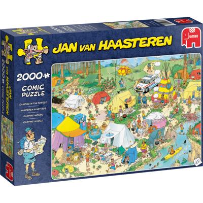 Jumbo Puzzel Jan Van Haasteren Kamperen in het Bos 2000 Stukjes