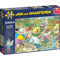 Jumbo Puzzel Jan Van Haasteren Kamperen in het Bos 2000 Stukjes