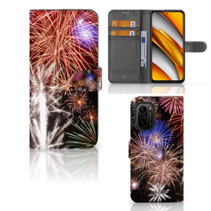 Poco F3 | Xiaomi Mi 11i Wallet Case met Pasjes Vuurwerk