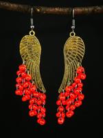 Boho Vleugels Kralen oorbellen