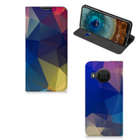 Nokia X20 | X10 Stand Case Polygon Dark - thumbnail