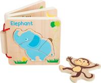 Small Foot puzzelboek dieren junior 12 x 12 cm