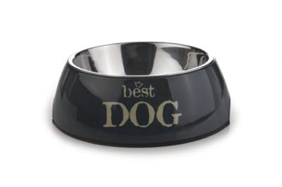 Beeztees Best Dog - Hondenvoerbak - Grijs - 27x9 cm