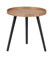 WOOOD Bijzettafel Mesa 45cm - Naturel - Rond