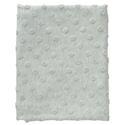 Cottonbaby Ledikantdeken Dot Katoen 120 X 150 Cm Groen/wit