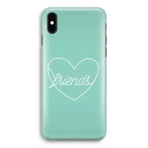 Friends heart pastel: iPhone Xs Volledig Geprint Hoesje