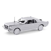 Eureka Metal Earth 1965 Ford Mustang Coupe Zilver Editie - thumbnail