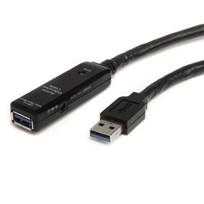 .com 3m USB 3.0 Actieve Verlengkabel - M/F - USB-verlengkabel - USB type A (M) naar USB type A (V) - USB 3.0 - 3 m - actief .com 3m USB 3.0 Actieve Verlengkabel - M/F - USB-verlengkabel - USB type A (M) naar USB type A (V) - USB 3.0 - 3 m - actief