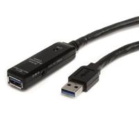 .com 3m USB 3.0 Actieve Verlengkabel - M/F - USB-verlengkabel - USB type A (M) naar USB type A (V) - USB 3.0 - 3 m - actief