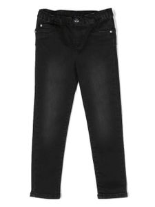 Liu Jo Kids jean skinny à effet délavé - Noir