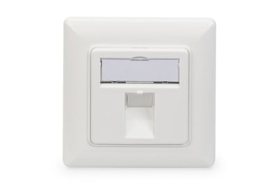Digitus DN-93811 Keystone houder Enkelvoudig Wit