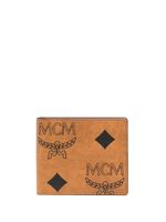 MCM portefeuille à design monogrammé - Marron