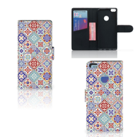 Huawei P8 Lite 2017 Bookcase Tiles Color