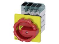 Belastbare scheidingsschakelaar Rood, Geel 4-polig 16 mm² 40 A 690 V/AC Siemens 3LD33540TL53