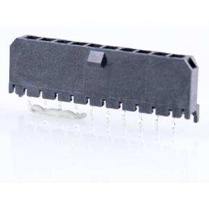 Molex 436501016 Male header, inbouw (standaard) Totaal aantal polen: 10 Rastermaat: 3 mm Inhoud: 1 stuk(s) Tray