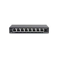 Rouijie Networks RG-ES108GD 8-poorts 10/100/1000Mbps stalen behuizing onbeheerde desktopschakelaar