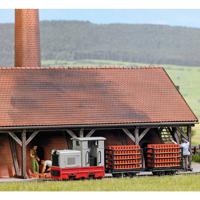 Busch Feldbahn 12014 H0f veldspoor-startset Steentransport - thumbnail