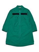 Marni Kids veste zippée à bande logo - Vert