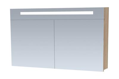 Sanituba Spiegelkast 2.0 120cm Licht eiken Sanituba Spiegelkast 2.0 120cm Licht eiken