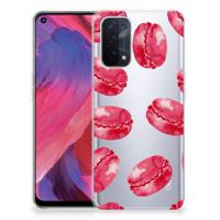 OPPO A93 5G Siliconen Case Pink Macarons