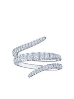 KWIAT bague Vine en or blanc 18ct ornée de diamants - Argent