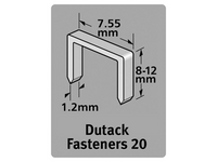 Dutack Niet serie 20 Cnk 8mm blister/1000 st. - 5011007 - thumbnail