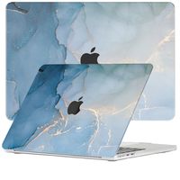 Lunso MacBook Air 13 inch M2/M3 (2022-2024) cover hoes - case - Aciano Azul - thumbnail