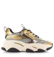 STEVE MADDEN Steve Madden - Possession-E | Pewter/Gld Zilver Mesh Lage sneakers Dames