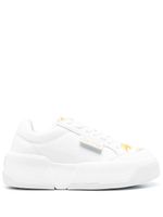 Versace Jeans Couture baskets à imprimé baroque - Blanc