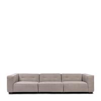 Rivièra Maison Bank 'Hampton Heights' XL, Celtic Weave, kleur Pebbles Stone