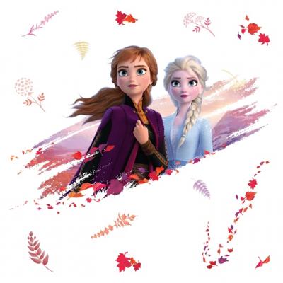 RoomMates muurstickers Anna & Elsa vinyl 15 stuks RoomMates muurstickers Anna & Elsa vinyl 15 stuks