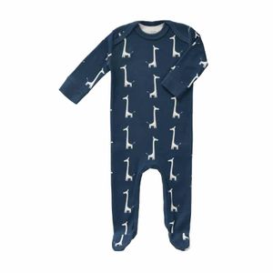 Fresk pyjama met voetjes Giraf indigo blue Maat