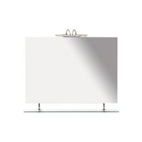 Badkamerspiegel Sapho Wega 100x80 cm met Planchet Glas - thumbnail