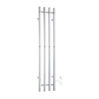 Elektrische Handdoekradiator Smedbo Dry Verticaal 30x150 cm 120W RVS Gepolijst Smedbo