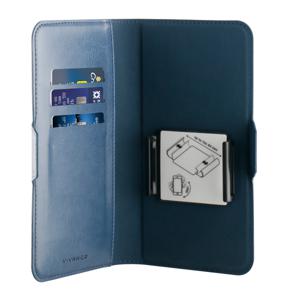 Vivanco Universal Booklet Universeel Universal Blauw Flip Case, Spatwaterdicht, Stofdicht, Stootbestendig, Waterafstotend