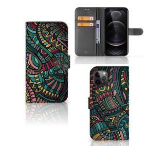 Apple iPhone 12 Pro Max Telefoon Hoesje Aztec