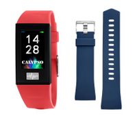 Horlogeband Smartwatch Calypso K8500-4 Kunststof/Plastic Blauw 13mm