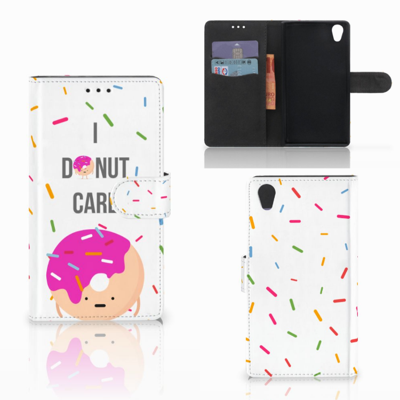 Sony Xperia L1 Book Cover Donut Roze Sony Xperia L1 Book Cover Donut Roze