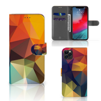 Apple iPhone 11 Pro Max Book Case Polygon Color