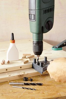 wolfcraft GmbH 4645000 lamellendeuvel Hout Rond